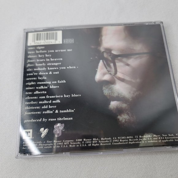 Eric Clapton Unplugged Audio CD - Picture 3 of 4